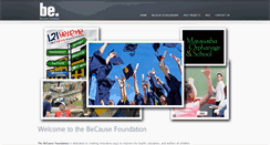 Desktop Screenshot of becausefoundation.org